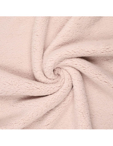 Sherpa-Stoff - Nude