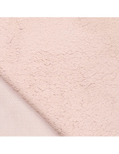 Sherpa-Stoff - Nude