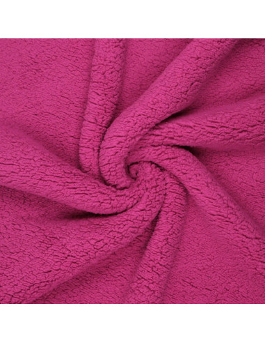 Sherpa-Stoff - Fuchsia
