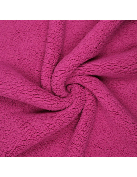 Sherpa-Stoff - Fuchsia