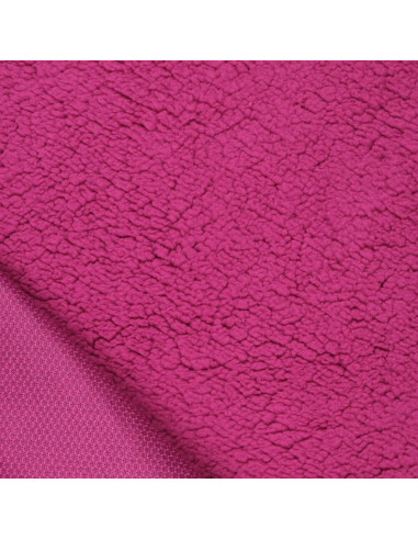 Sherpa-Stoff - Fuchsia