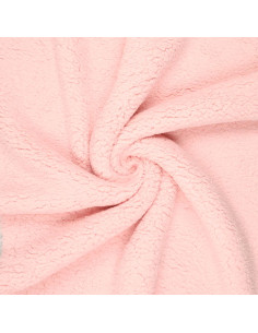 Sherpa-Stoff - Babyrosa