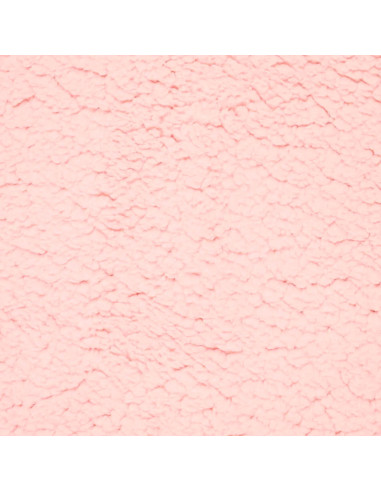Sherpa-Stoff - Babyrosa