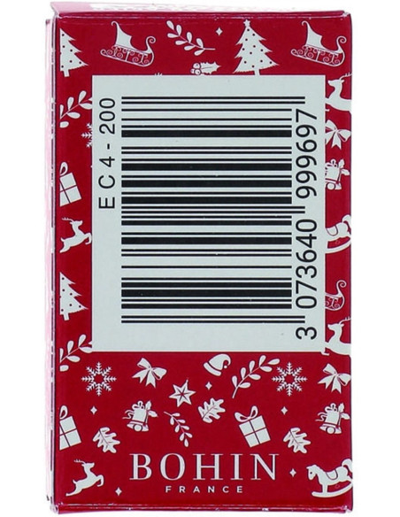 Schachtel mit 200 extra-feinen roten Weihnachtsnadeln Bohin