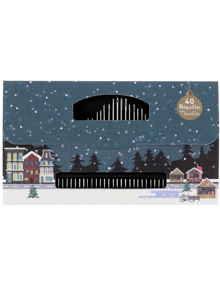 Heft mit 40 Bohin-Nadeln - Weihnachtszauber