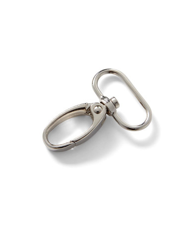 Metallkarabiner 25 x 45 mm - Silber