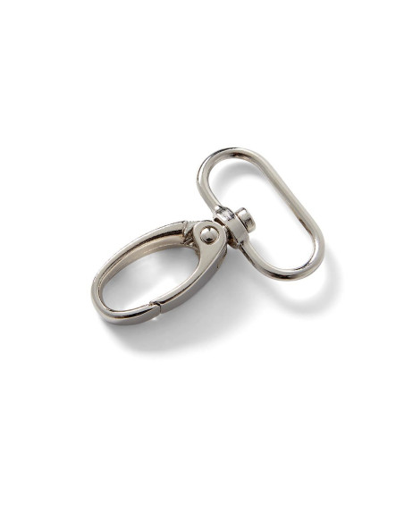 Metallkarabiner 25 x 45 mm - Silber