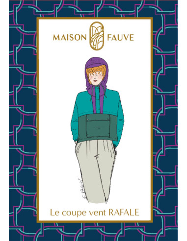 Windjacken-Schnittmuster Rafale - Maison Fauve
