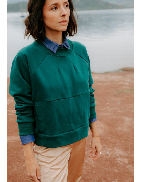 Sweatshirt-Schnittmuster Ressac - Maison Fauve