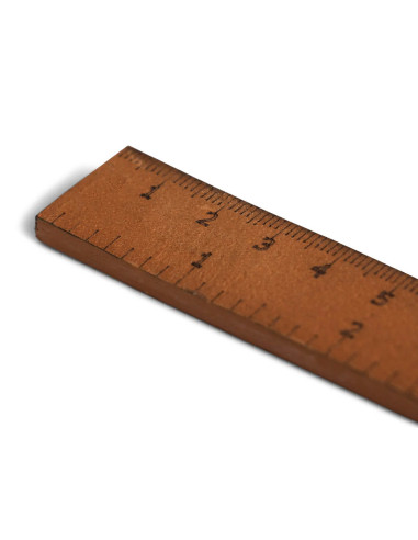 Steifes Lineal aus Leder Muud Fu - Whisky