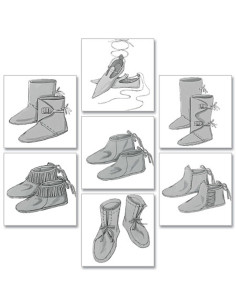 Historisches Schuhmuster - Butterick 5233