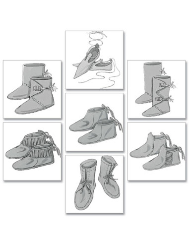 Historisches Schuhmuster - Butterick 5233