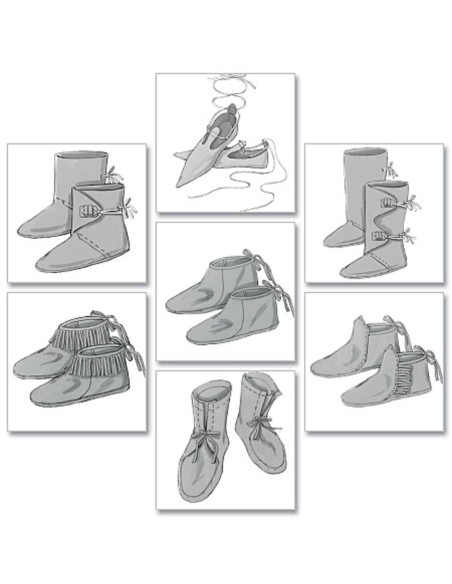 Historisches Schuhmuster - Butterick 5233