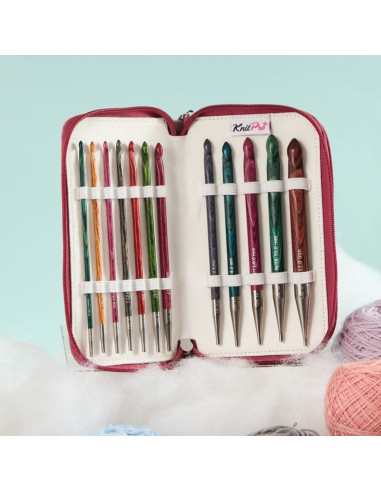 Tasche mit tunesischen Häkelnadeln Dreamz Grande KnitPro