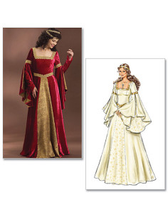 Mittelalterliches Kleider-Schnittmuster - Butterick 4571