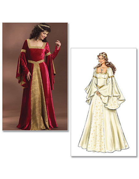 Mittelalterliches Kleider-Schnittmuster - Butterick 4571