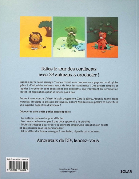 Buch die kleine Enzyklopädie der Tiere zum Häkeln