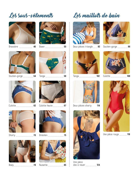 Buch über das Nähen kleiner Kleidungsstücke: Slip, BH, Pyjama, Body, Badeanzug
