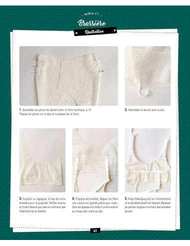 Buch über das Nähen kleiner Kleidungsstücke: Slip, BH, Pyjama, Body, Badeanzug