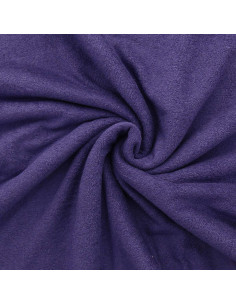 Viskose-Mikrofrottee-Stoff - Violett