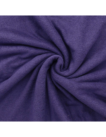 Viskose-Mikrofrottee-Stoff - Violett