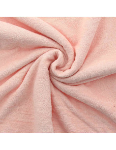 Viskose-Mikrofrottee-Stoff - Blush