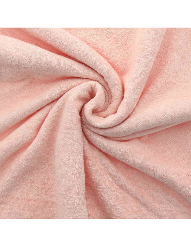 Viskose-Mikrofrottee-Stoff - Blush