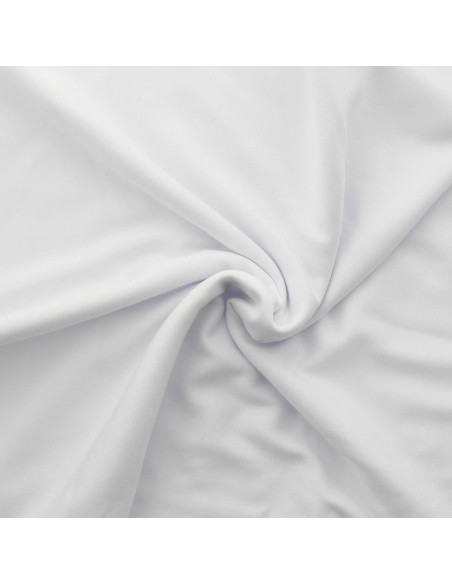 Alpen-Fleece-Stoff - Weiß