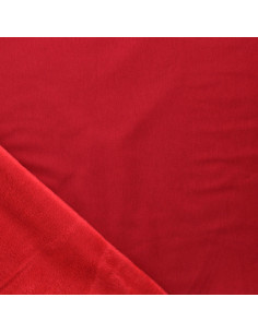 Alpen-Fleece-Stoff - Rot