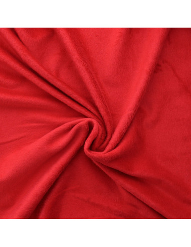 Alpen-Fleece-Stoff - Rot