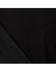 Alpen-Fleece-Stoff - Schwarz