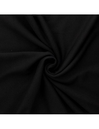 Alpen-Fleece-Stoff - Schwarz