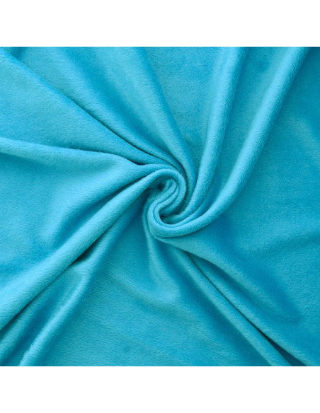 Alpen-Fleece-Stoff - Türkisblau
