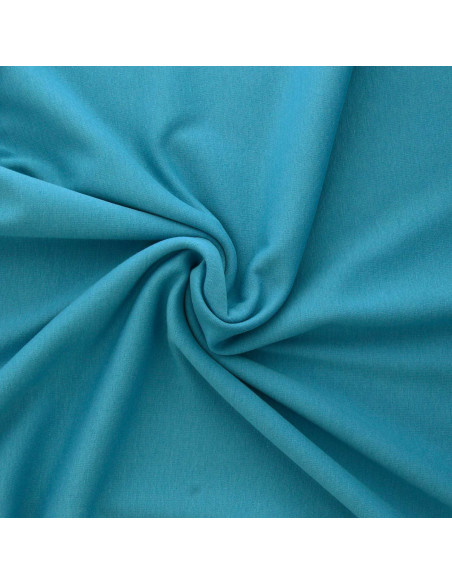 Alpen-Fleece-Stoff - Türkisblau