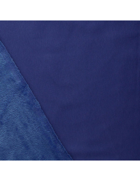 Alpenfleece-Stoff - Indigoblau
