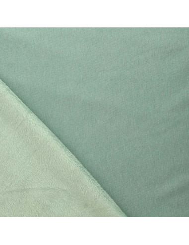Alpenfleece-Stoff - Graugrün