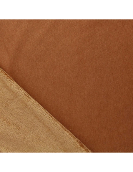 Alpenfleece-Stoff - Ocker