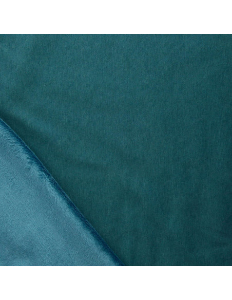 Alpenfleece-Stoff - Petrolblau