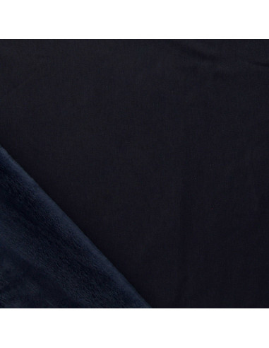 Alpenfleece-Stoff - Dunkelmarineblau