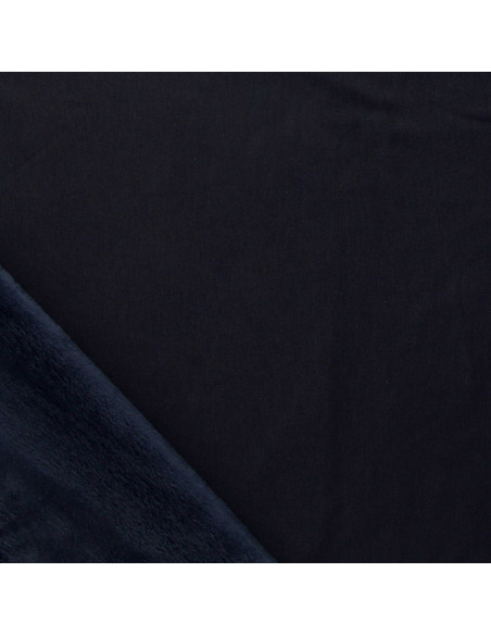 Alpenfleece-Stoff - Dunkelmarineblau