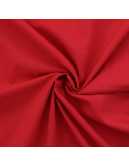 Baumwollvoile-Stoff - Rot