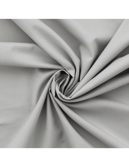 Voile-Baumwollstoff - Silbergrau