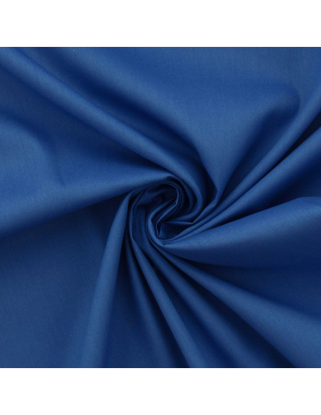 Baumwoll-Popeline-Stoff - Bleu de France