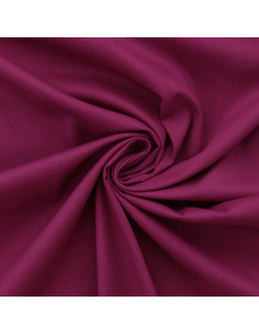 Baumwoll-Popeline-Stoff - Cassis