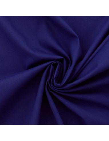 Baumwoll-Popeline-Stoff - Indigo