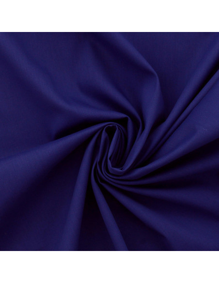 Baumwoll-Popeline-Stoff - Indigo