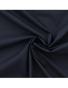 Baumwoll-Popeline-Stoff - Marineblau