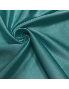 Elastischer Satin-Stoff - Smaragd