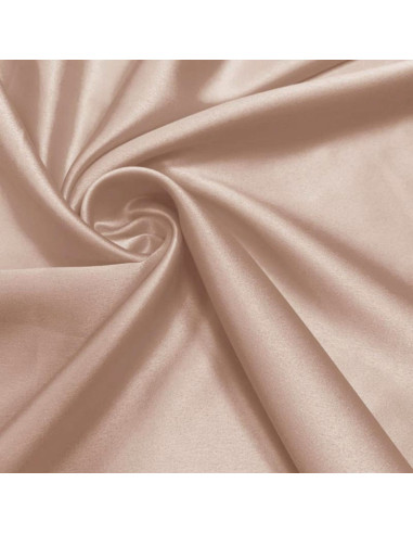 Elastischer Satin-Stoff - Rosensand