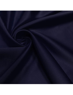 Elastischer Satin-Stoff - Dunkelblau